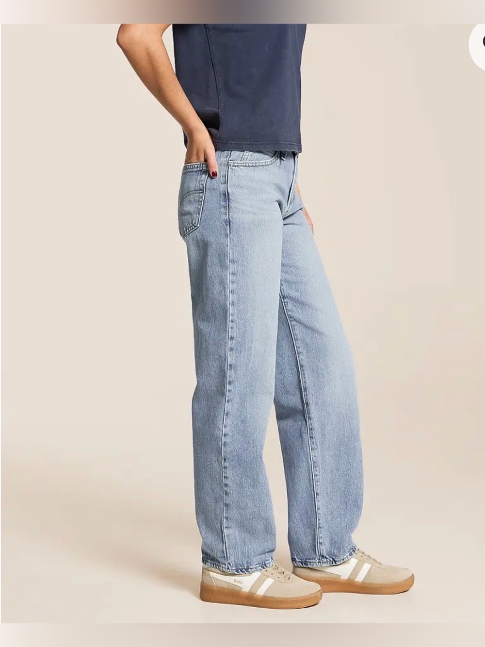 Levi’s ‘94 Baggy Jeans Riveting Wash Cool Girl Relaxed Everyday Effortless - Picture 3 of 12